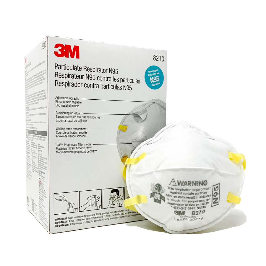 3M 8210 N95 Respirator Mask